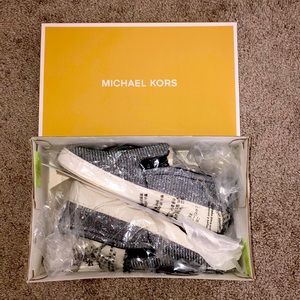 Keaton slip on glitter chain sneaker